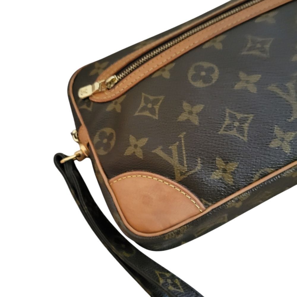 LOUIS VUITTON Marly Dragonne GM Handbag Wristlet Bag Clutch - Picture 7 of 16